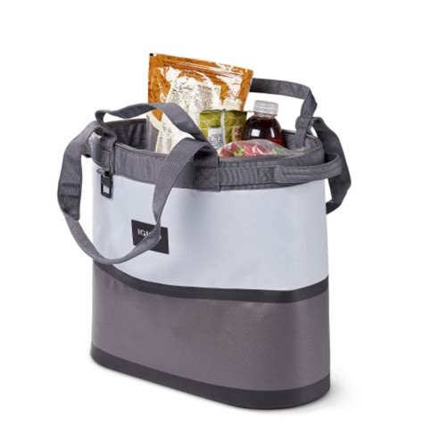 Igloo Reactor Portable 56 Can Soft Sided Insulated Cinch Cooler Tote Bag Gray 1 Piece Ralphs