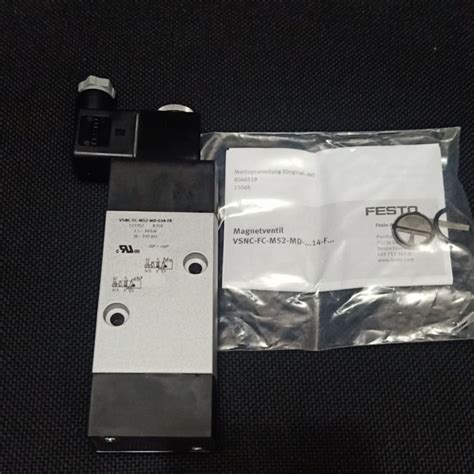 Jual Solenoid Valve FESTO Namur Actuator VSNC FC M52 MD G14 F8 Original