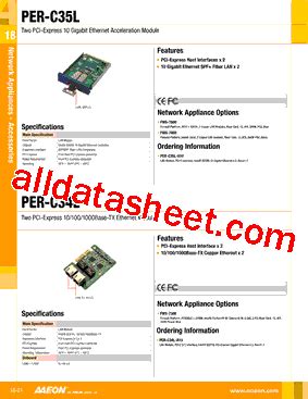 Per C L Datasheet Pdf Aaeon Technology