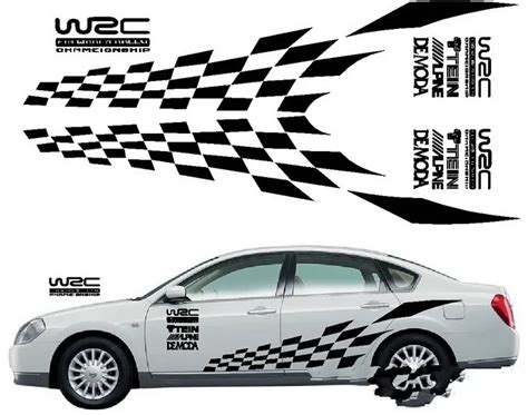 The Latest Wrc Full Car Stickers Car Bodyhood Personalized Car