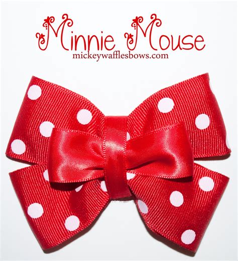 Minnie Mouse Hair Bow Etsy