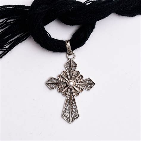 Antique Ethiopian Orthodox Coptic Christian Cross Pendant African