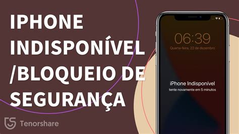 Como Resolver Iphone Indispon Vel Bloqueio De Seguran A Youtube