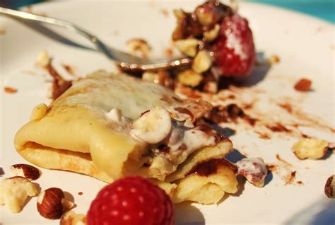 Raspberry Nutella Hazelnut Crepe Recipe Whats Cookin Italian Style