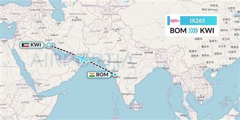 IX265 Flight Status Air India Express: Mumbai to Kuwait City (AXB265)