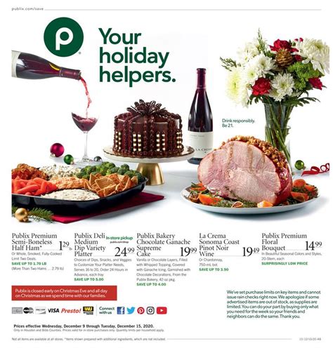 Publix Weekly Ad 1292020 12152020 Sneak Peek Preview Publix