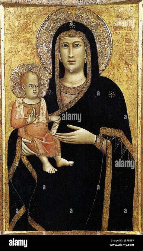 Giotto di Bondone - Madonna and Child Stock Photo - Alamy