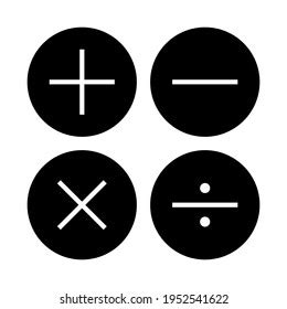 simple flat icon count symbol stock vector royalty