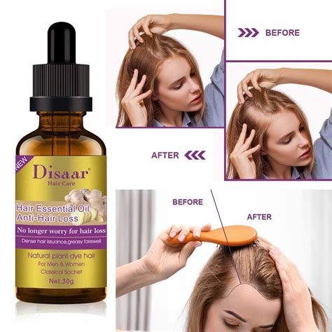 DISAAR BEAUTY Natural Hair Growth Serum Ginger Essential Oil