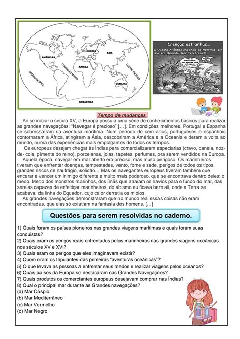 Questões Sobre Grandes Navegações - Questões Sobre Grandes Navegações - RETOEDU
