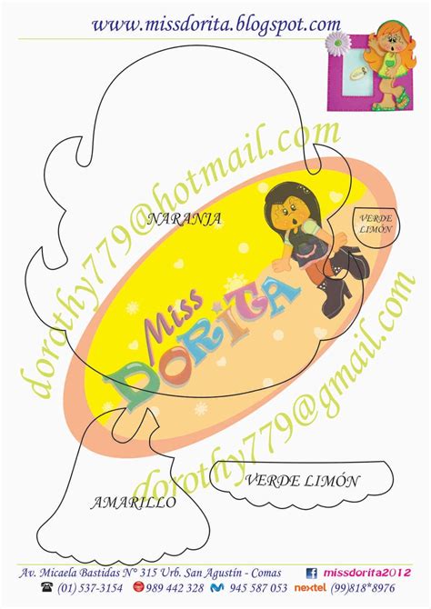 Manualidades En Foami Miss Dorita Artofit