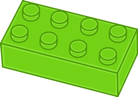 Green Lego Brick Clip Art at Clker.com - vector clip art online ...