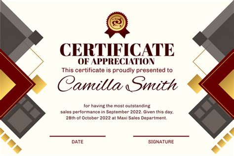 Online Certificate Maker Templates