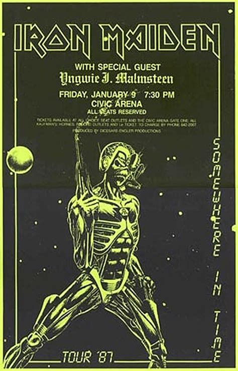 Iron Maiden - Somewhere In Time Tour 1987 (on this day) : r/ironmaiden