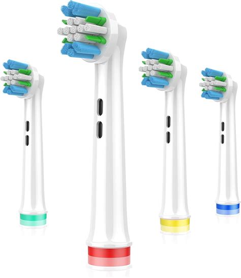 Whuppsi Replacement Brush Heads Compatible With Oral B Braun Electric