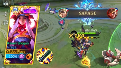 NEW ONE SHOT BUILD FOR 1VS5 AUTO SAVAGE FREYA BEST BUILD 2023 MUST