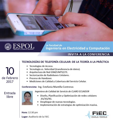 Conferencia Tecnologías de Telefonía Celular De la Teoría a la