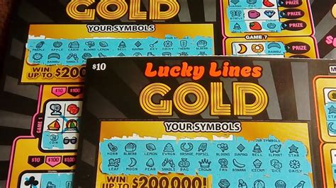 Reveals Lucky Lines Gold 10 Mn Lottery Scratchies Winners