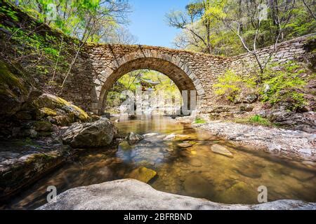 Seonamsa Temple Seungseongyo Bridge Stock Photo Alamy