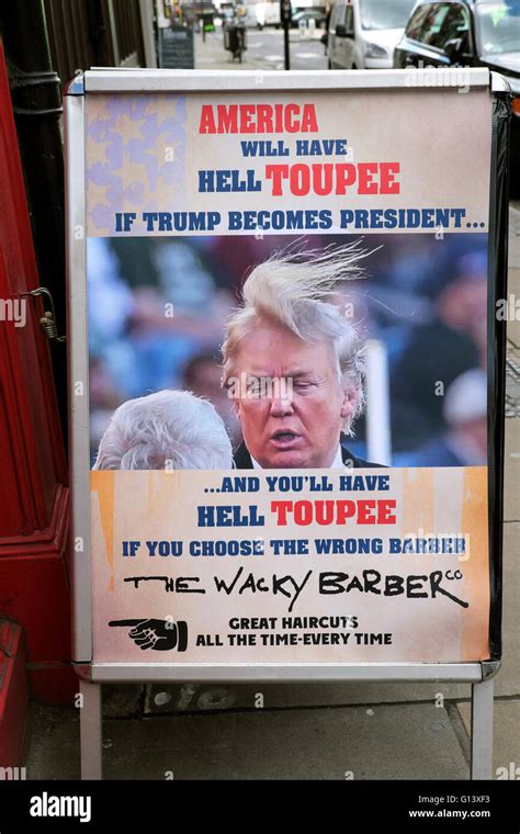 Donald trump hair in the wind hi-res stock photography and images - Alamy