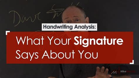 Handwriting Analysis: What Your Signature Says About You | Handwriting ...