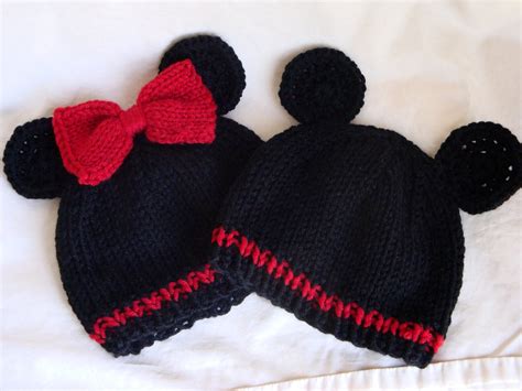 5 Mickey Mouse Knit Hat Patterns The Funky Stitch