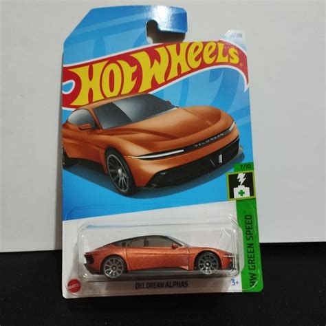 Hot Wheels Delorean Alpha5 Bronze HW Green Speed Series Shopee Philippines