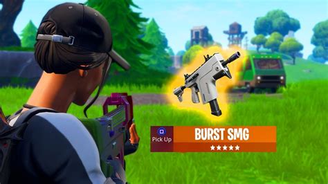 New Burst Smg Gun Gameplay Live New Burst Gameplay Update Fortnite