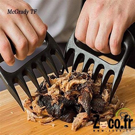 Paire De Griffes D Ours Pour Barbecue Ustensile Cuisine Cuisine