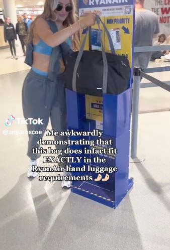 Passenger Reveals The Perfect Bag For Getting Around Ryanair S