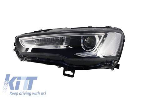 Headlights Led Drl Suitable For Mitsubishi Lancer Dual