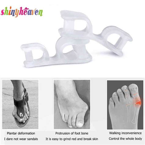 Shinyheaven Sg 1 Pair Toe Separator Bunion Hallux Valgus Orthosis