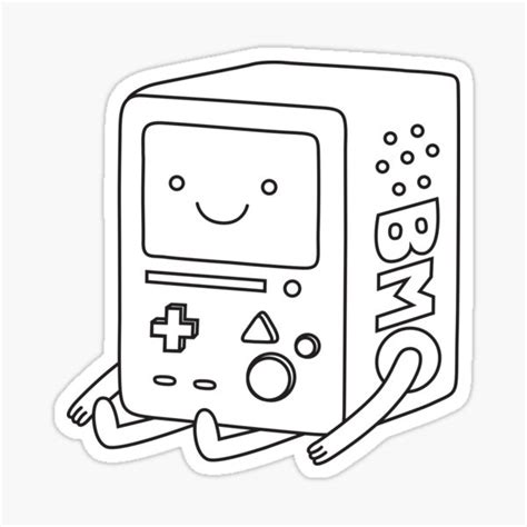 "BMO" Sticker for Sale by plushism | Redbubble