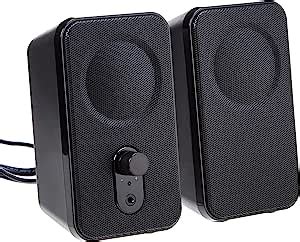 AmazonBasics Computer Speakers For Desktop Or Laptop PC AC Powered