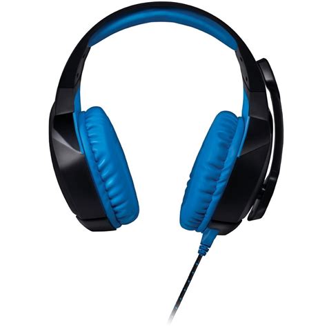 Fone De Ouvido Headset Gamer Warrior Preto Azul Usb Ph Multilaser