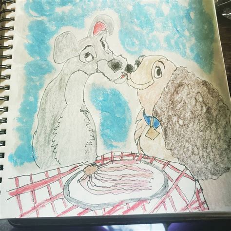 Todays Sketch Is Lady And The Tramp By Sherriciscell On Deviantart