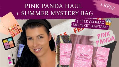 PINK PANDA HAUL SUMMER MYSTERY BAG Gold Silver Bronze Mit Rejt