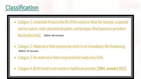 Cesarean Section Nice Guideline Explained On Ppt Ppt