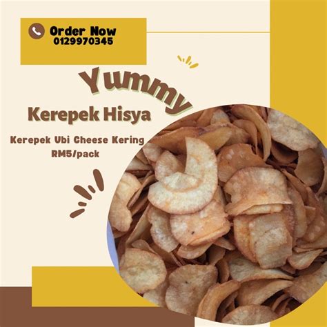 Kerepek Ubi Cheese Kering 200gm Shopee Malaysia