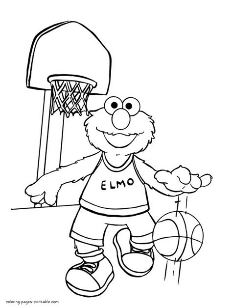 Elmo coloring pages || COLORING-PAGES-PRINTABLE.COM