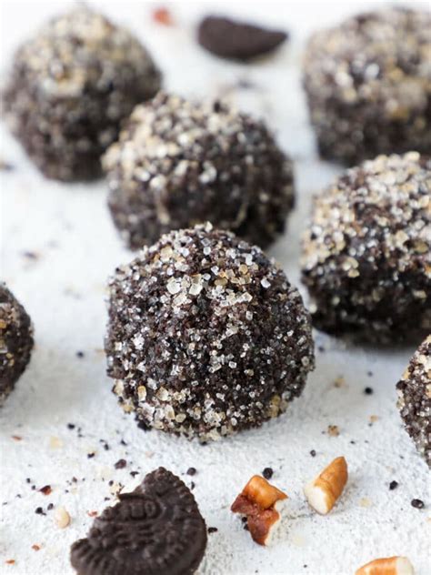 No Bake Chocolate Cherry Brandy Balls Chef Lindsey Farr