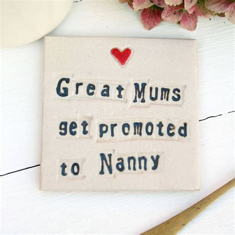 Square Great Mums Get Promoted To Nanny Coaster By Juliet Reeves