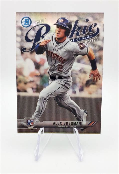 2017 Bowman Rookie Of The Year Favorites ROYF 3 Alex Bregman Rookie