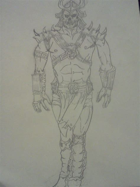 Mortal Kombat 9 Shao Kahn Drawings