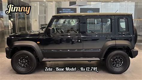 New Maruti Suzuki Jimny 2023 🖤 Base Model Zeta Rs 1274l Black