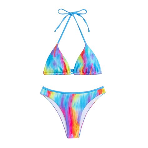 Virmaxy Women S High Cut String Triangle Bikini Set New Sexy Swimsuit