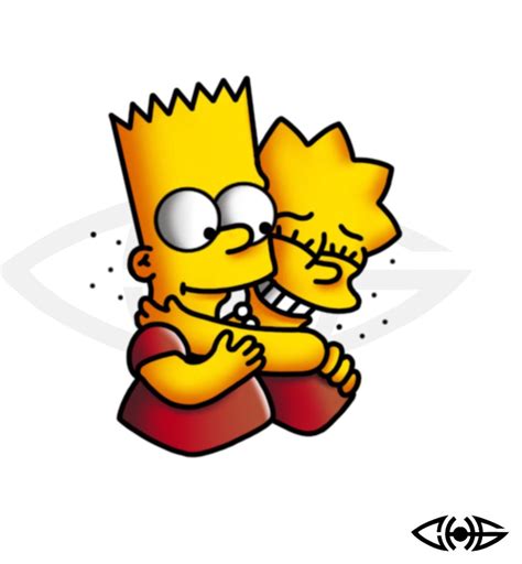 Bart And Lisa The Simpsons Tatuagem De Irmão E Irmã Tattoo Irmãos