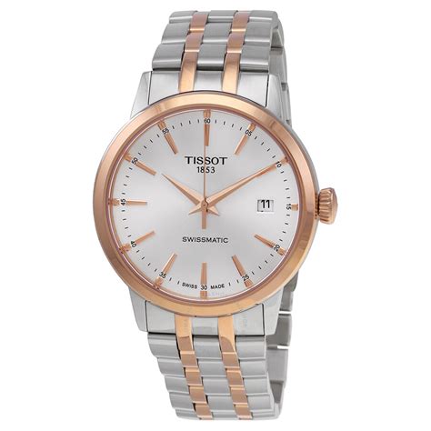 Tissot Classic Dream Swissmatic Silver Dial Mens Watch T1294072203100 7611608295502