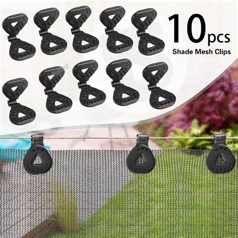 Pcs Sun Shade Net Clip Garden Tools Greenhouse Shade Cloth Fix Clamp