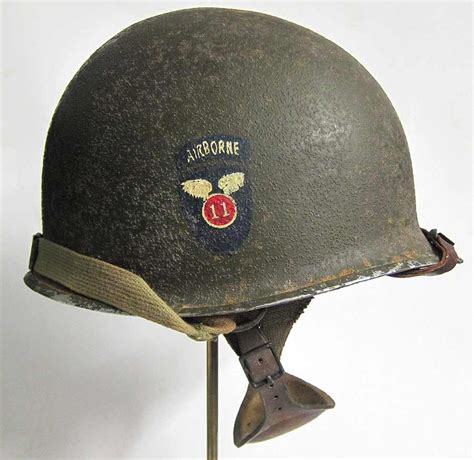 Ww2 M2 11th Airborne Paratrooper Liner And Helmet Refurbishment